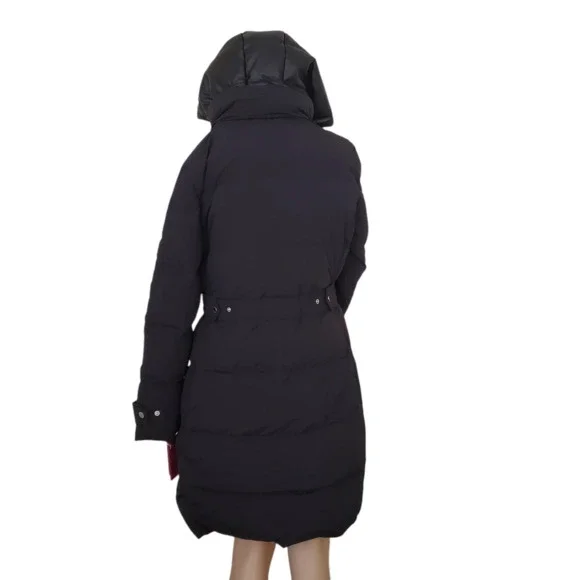 Vince Camuto Womens Down Faux Fur Puffer Jacket Purple M 並行輸入品 Vince Camuto Black Parka with Faux Fur Hood Women\u0027s Large